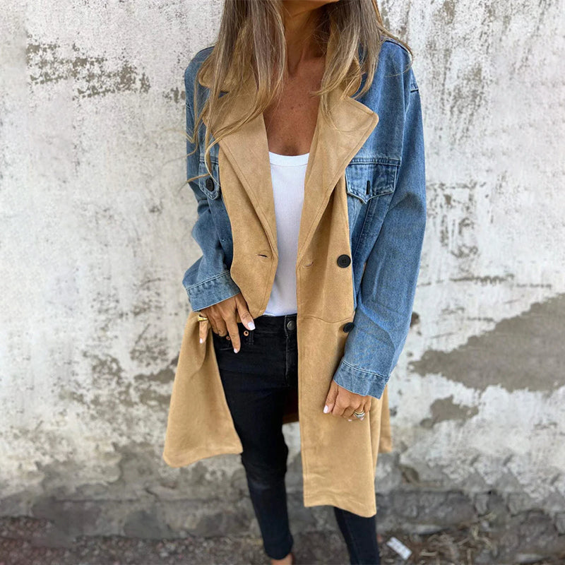 Emma - Chaqueta con costuras vaqueras