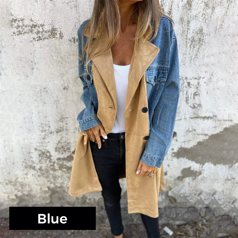 Emma - Chaqueta con costuras vaqueras