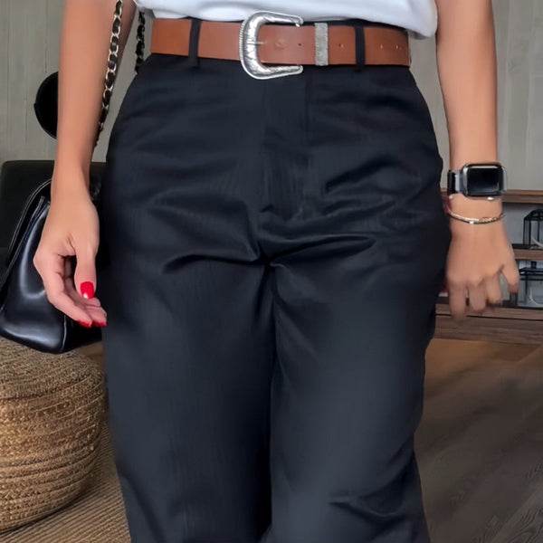Mathilda | Pantalón de Vestir de Cintura Alta