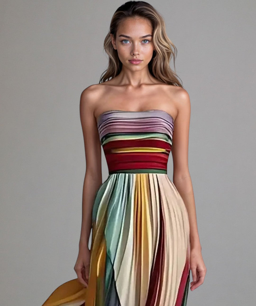 Luna | Vestido sin magas