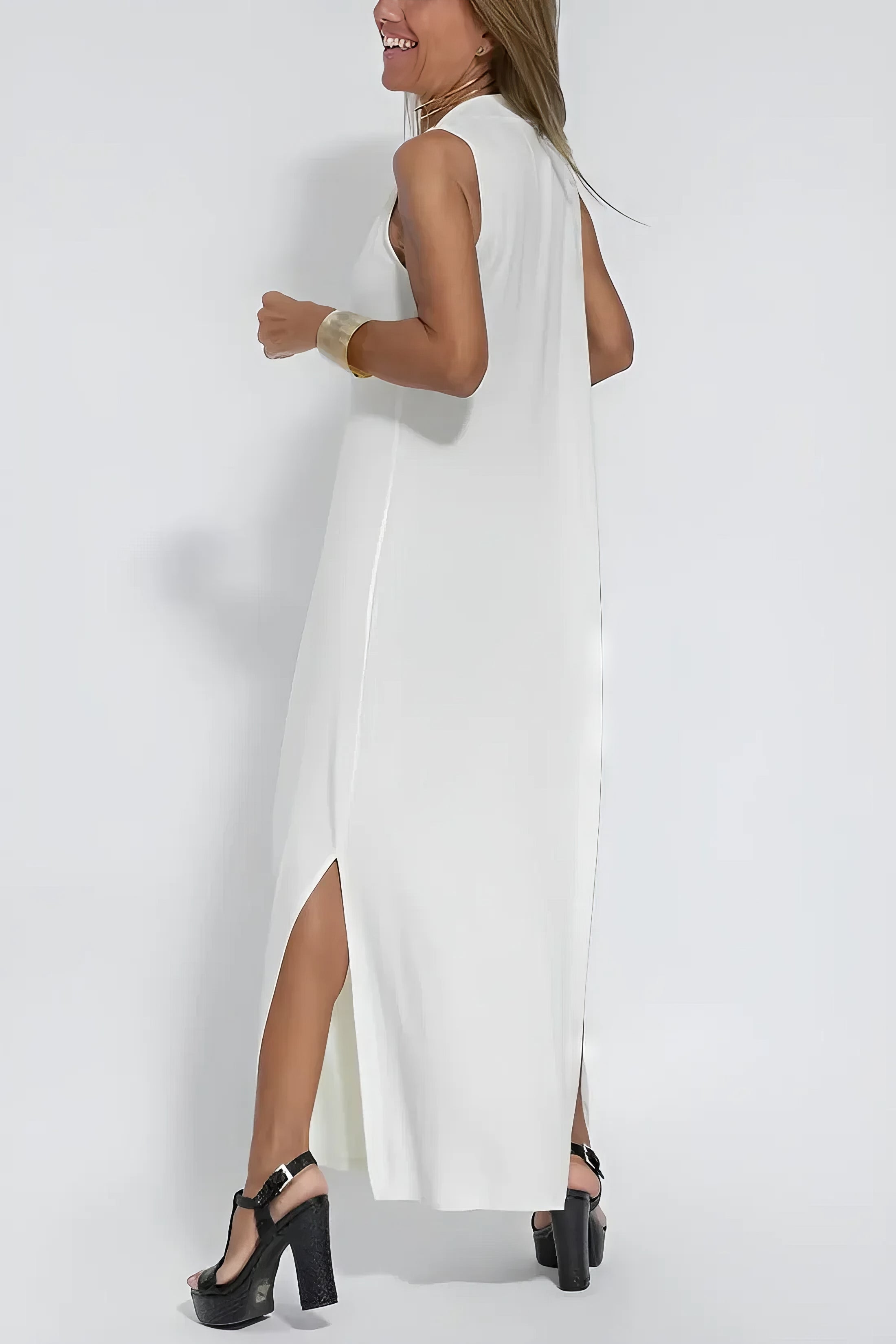 ELISE | Elegante vestido largo con cárdigan a juego gratis