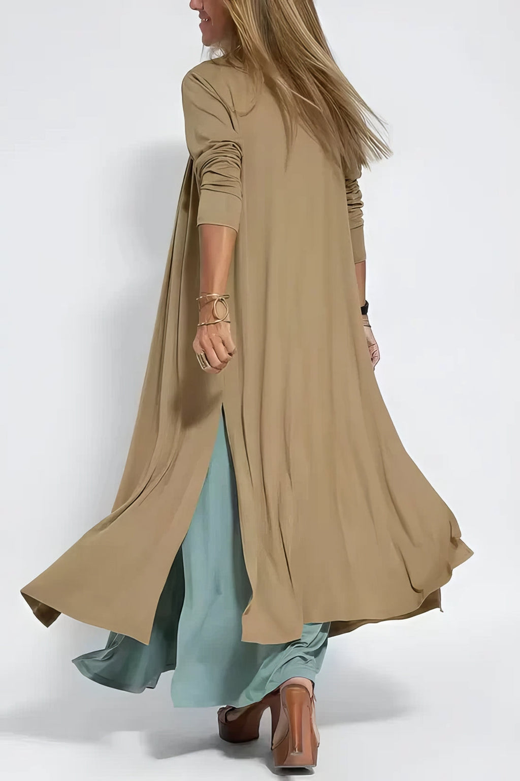 ELISE | Elegante vestido largo con cárdigan a juego gratis