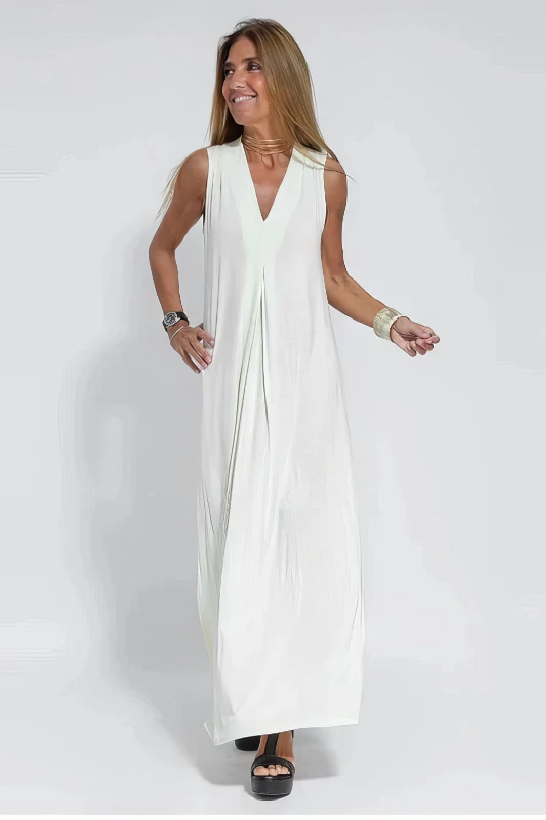 ELISE | Elegante vestido largo con cárdigan a juego gratis